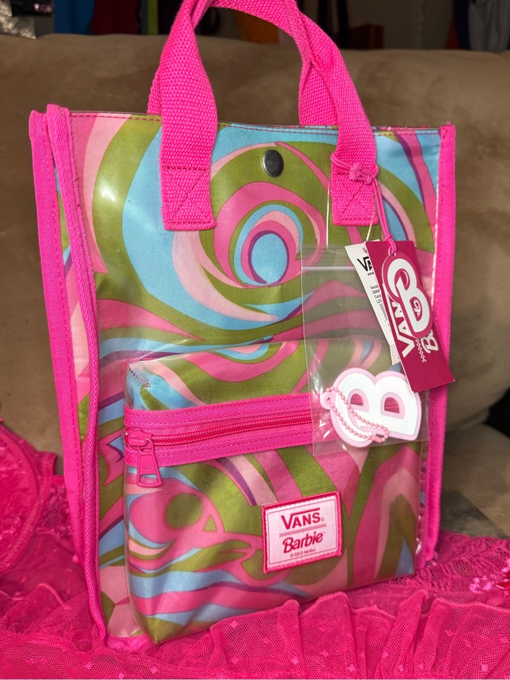 NWT Vans x Barbie Flow Free Hand Mini Backpack - 2023 Limited Edition